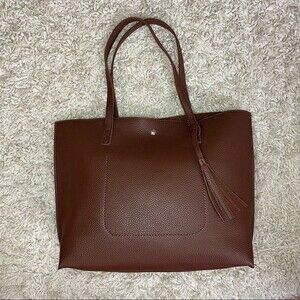 Women’s Brown Tote | Large Light Bag 43 x 31 cm